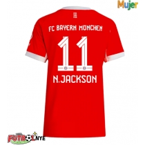 Camiseta Bayern Munich Nicolas Jackson #11 Primera Equipación para mujer 2025-26 manga corta